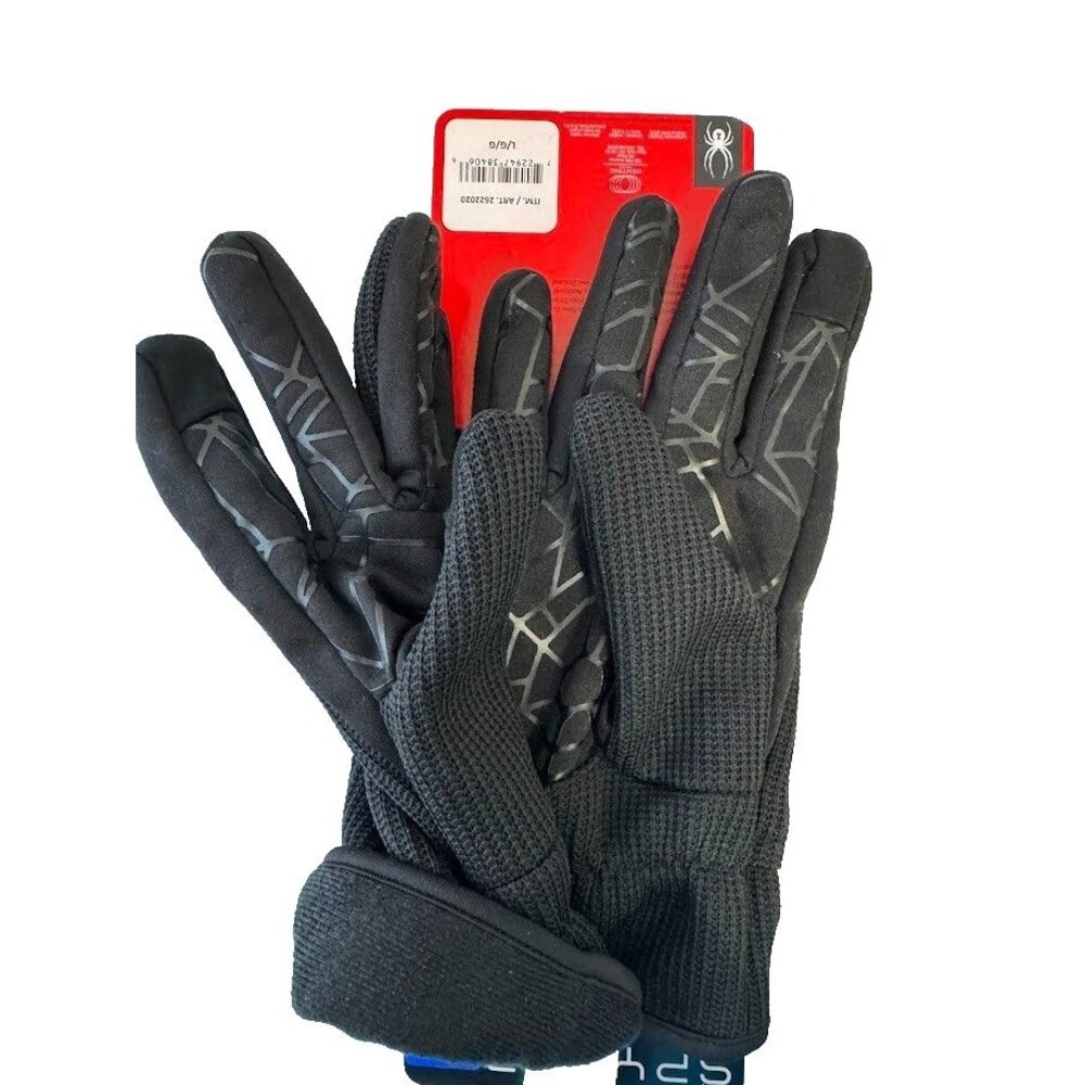 Spyder Core Conduct Touchscreen Gloves Black Size L/G - Picture 3 of 11